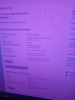 Ordenador Gamer i5 6400