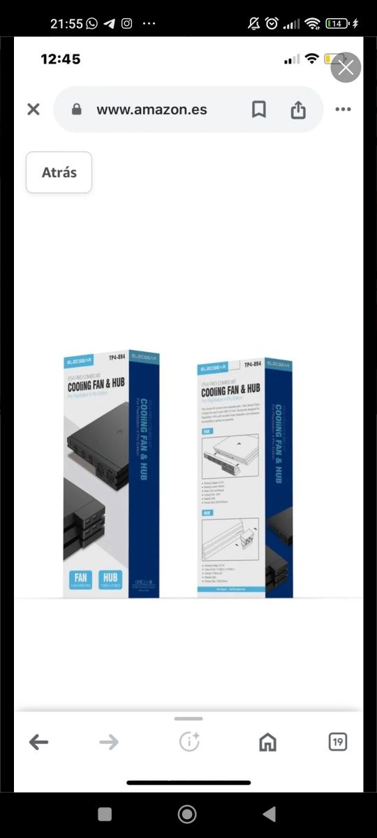 Ps4 pro ventilador de refrigeración