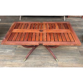 Mesa de centro de teka