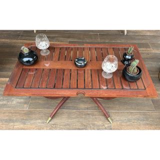 Mesa de centro de teka