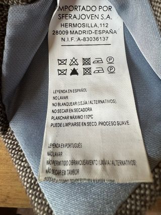 Corbata jaspeada