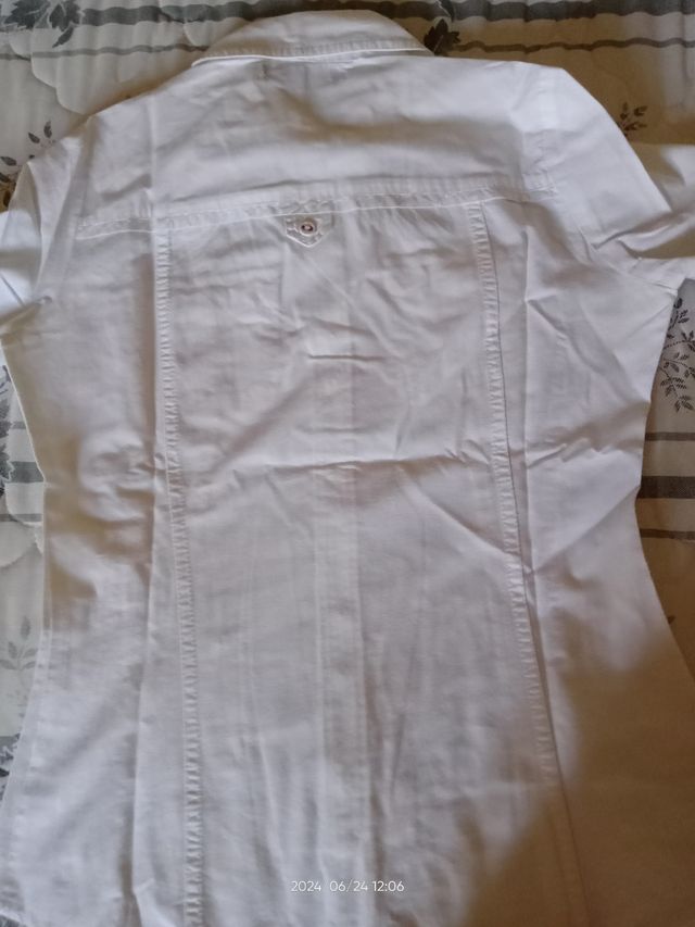 Camicia bianca manica lunga donna