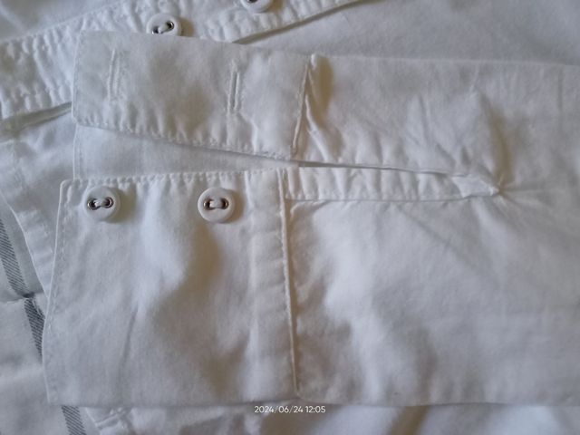 Camicia bianca manica lunga donna