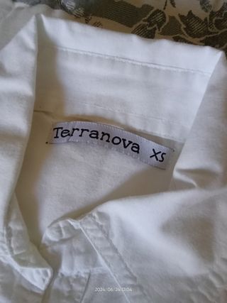 Camicia bianca manica lunga donna