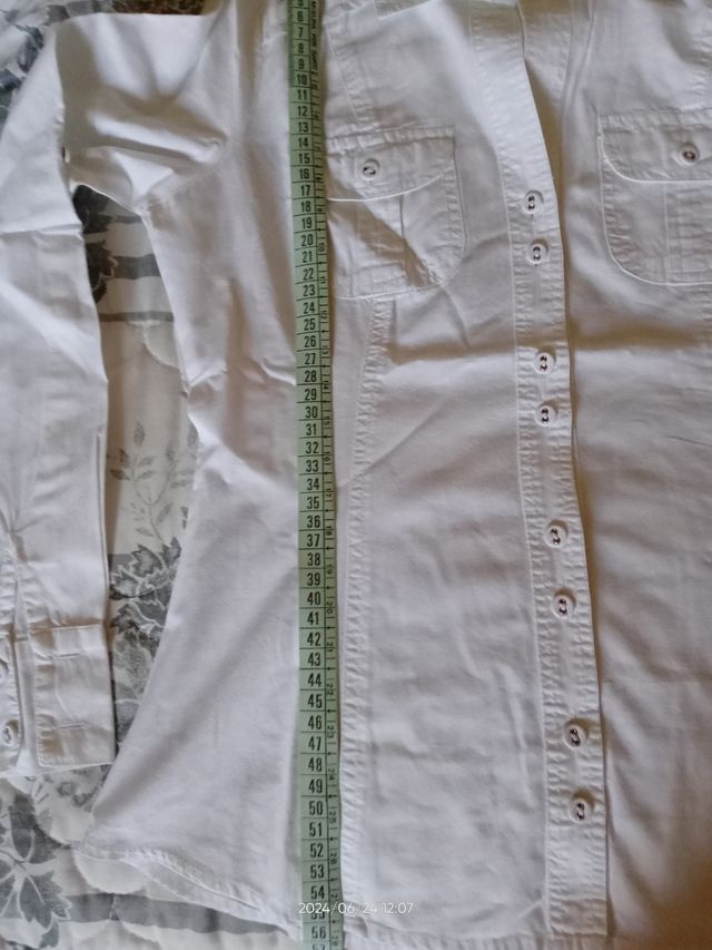 Camicia bianca manica lunga donna