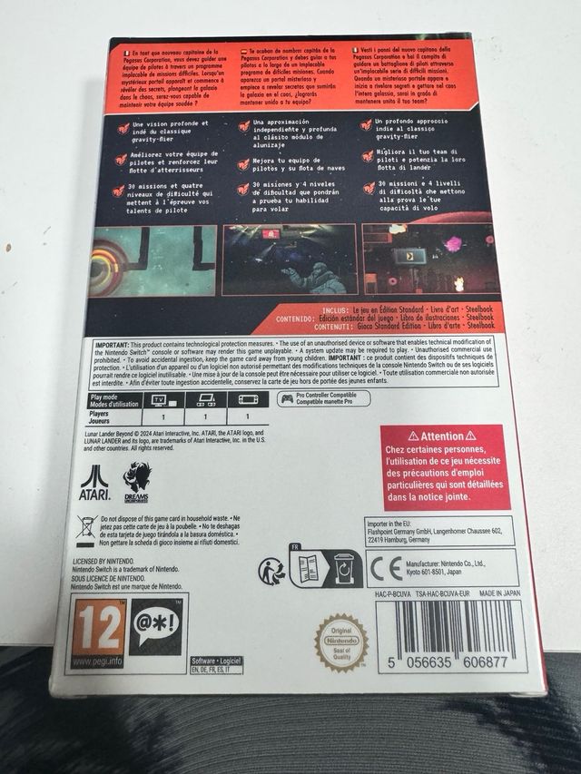 Lunar lander beyond deluxe switch