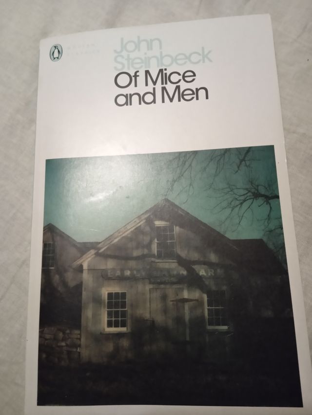 Libro en inglés. Of mice and men