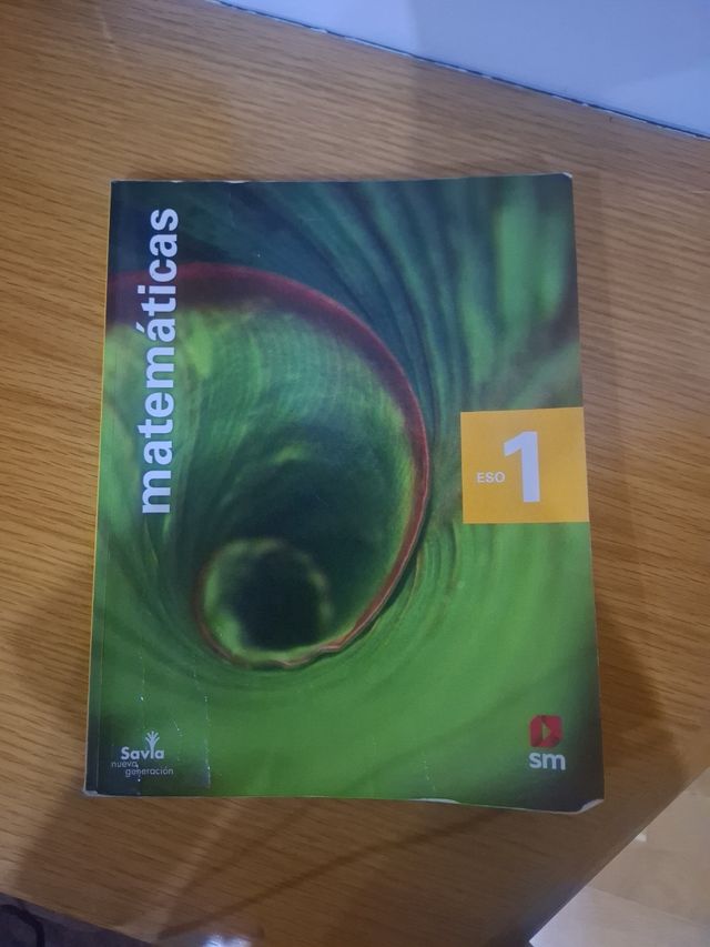 Libro matemáticas 1 ESO Sm