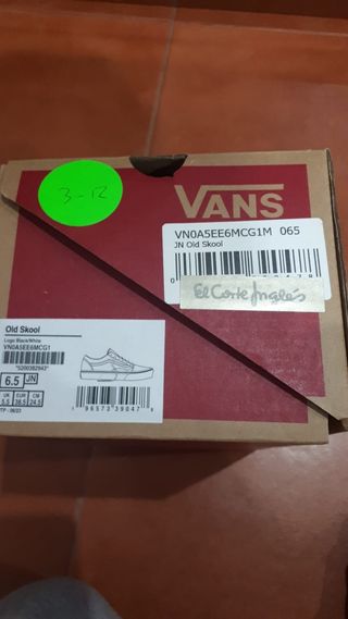 VANS OLD SKOOL LOGO NEGRAS