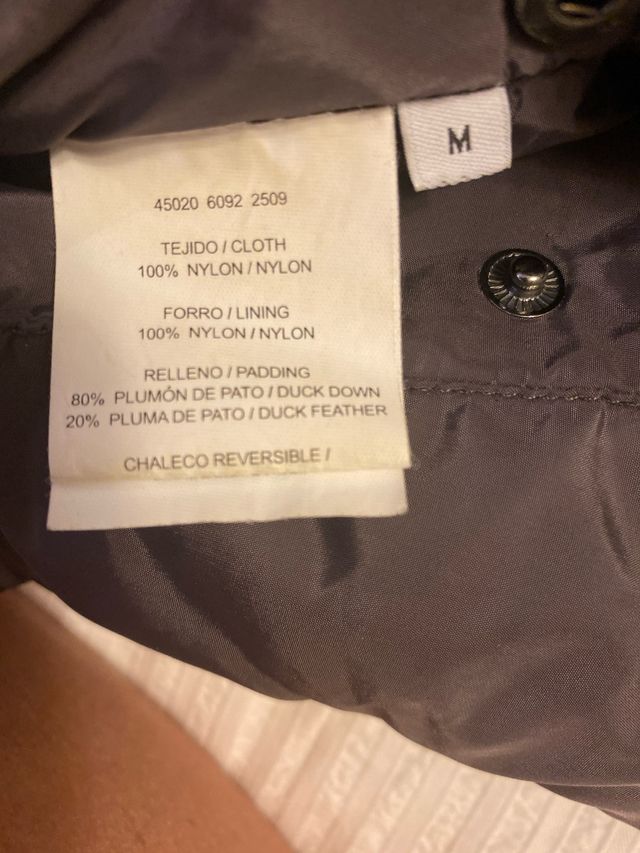 Chaleco reversible, Roberto Verino