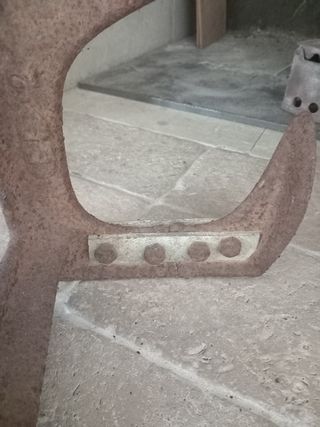 Tre piedi modella scarpe