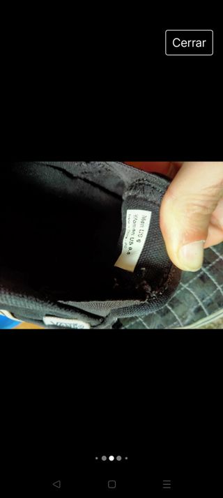 Vans slip on cuero 40.5