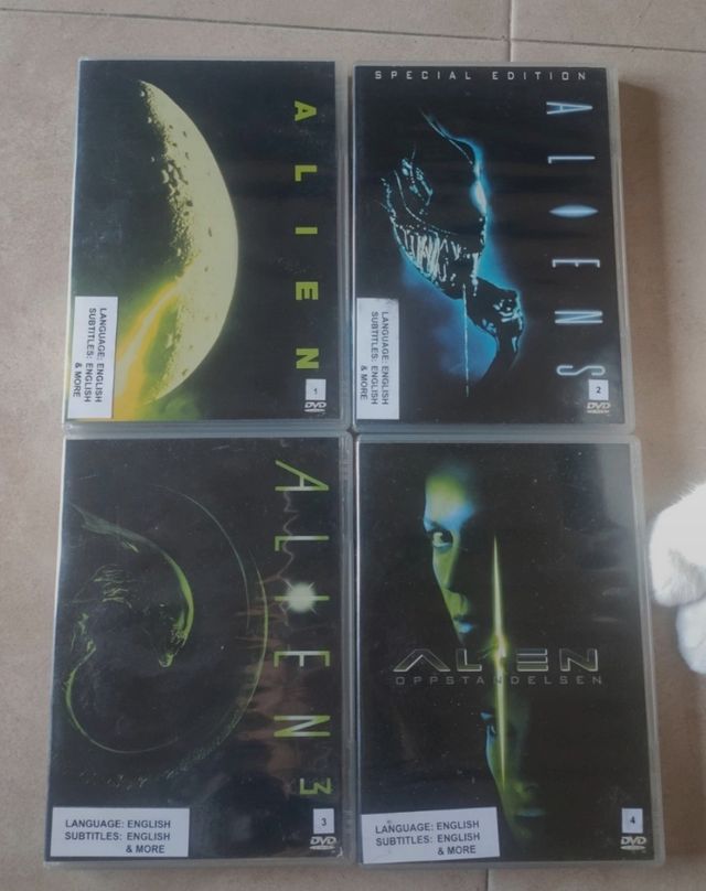 Lote pack DVD Alien (inglés)