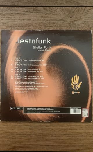 Disco 12"dei Jestofunk feat Cinda "Stellar Funk"