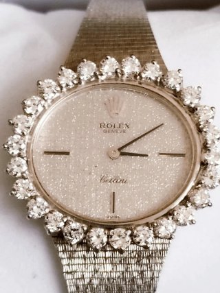 Reloj Rolex Cellini oro y diamantes