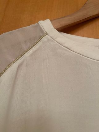 Camiseta mango blanca