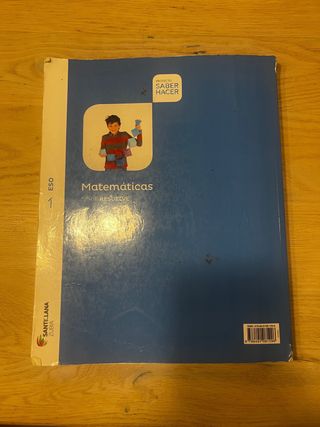 Libro matematicas 1 ESO Santilllana