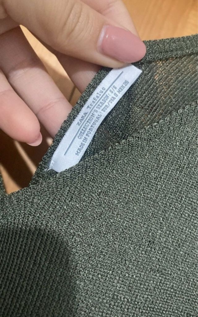 Blusa de tirantes de Zara