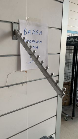 PERCHERO BARRA INCLINADA