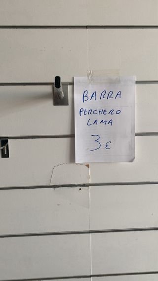 PERCHERO BARRA