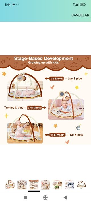 Parque infantil de 0 a 4 meses