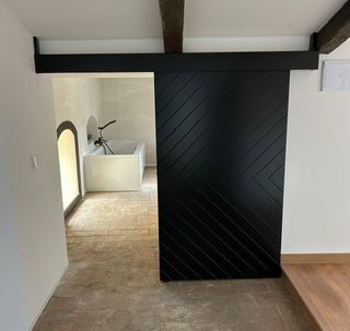 Puertas correderas vintage o industrial