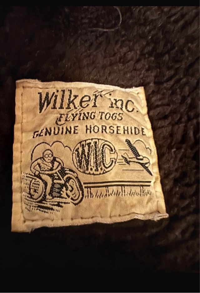 Giubbotto in pelle wilker vintage