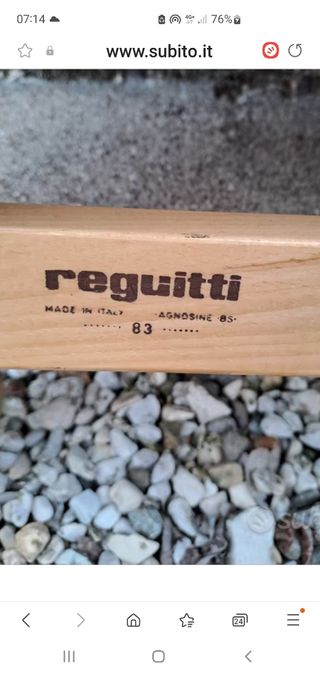 Tavolo da giardino Reguitti vintage