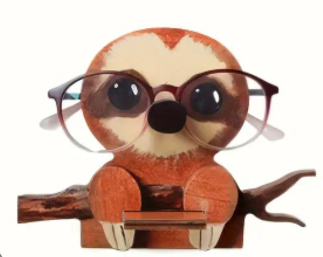 Soporte gafas perezoso