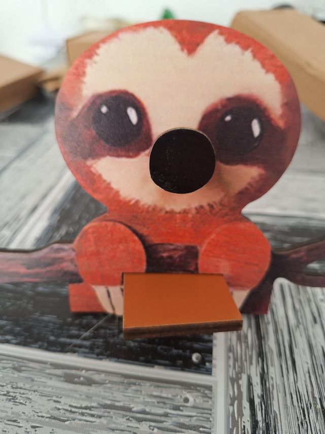 Soporte gafas perezoso