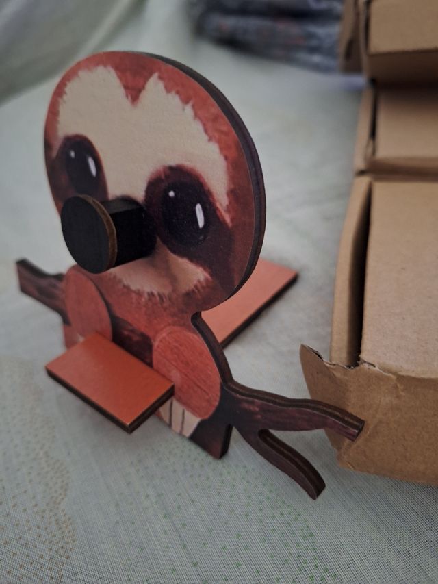 Soporte gafas perezoso