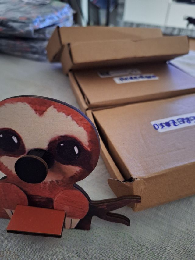 Soporte gafas perezoso