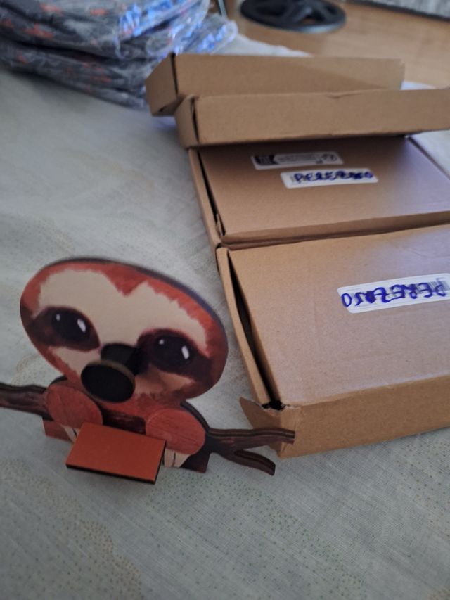 Soporte gafas perezoso