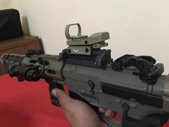 Slitta Ris Ras Porta ottica pieghevole a 45 gradi