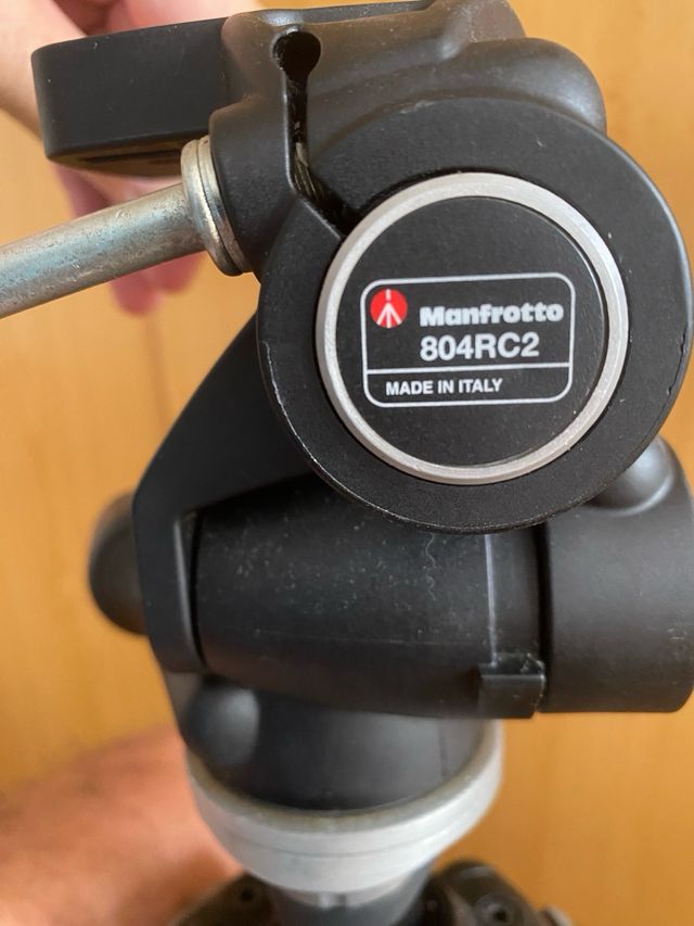 Tripode Manfrotto 055xb + 804rc2