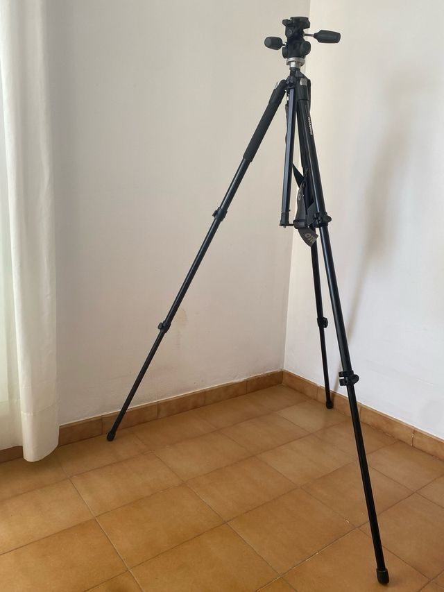 Tripode Manfrotto 055xb + 804rc2