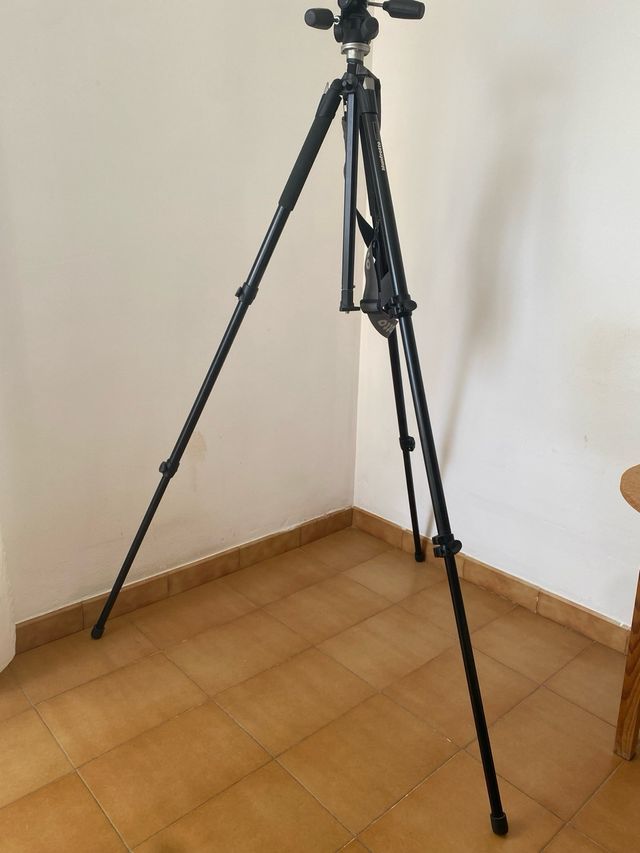 Tripode Manfrotto 055xb + 804rc2