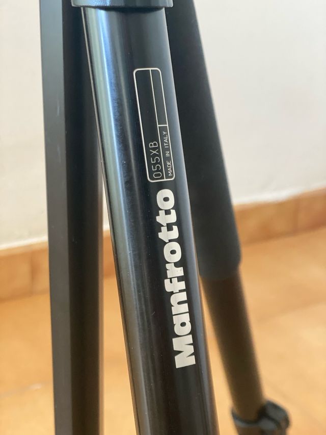 Tripode Manfrotto 055xb + 804rc2