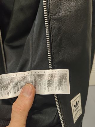 Chaqueta ADIDAS M Cazadora piel cuero XWZ