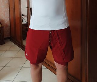 Pantaloncino 2 in 1 per allenamento