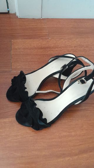 Sandalias negras Gloria Ortiz