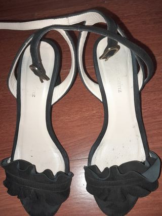 Sandalias negras Gloria Ortiz