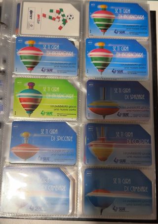 Intera raccolta schede telefoniche (721 pezzi)