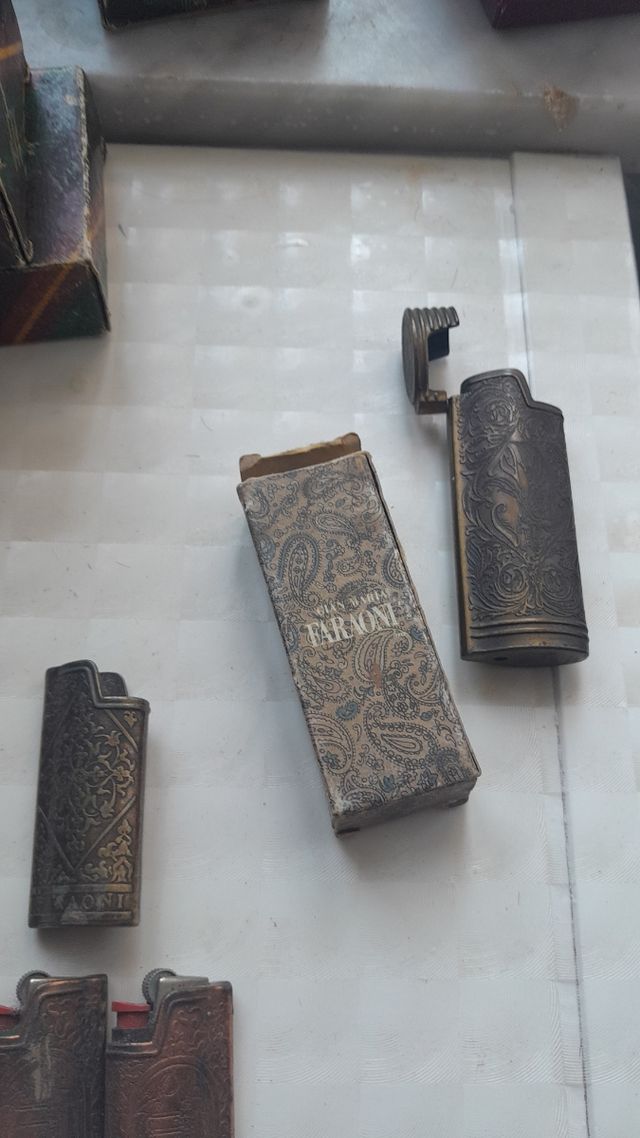 Vendo porta accendino vintage come nella foto 8pez