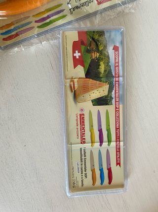 set coltelli nuovi colorati