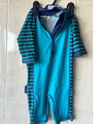 Bañador bebé marca JoJo Maman Bebé 6-12 meses: 3€