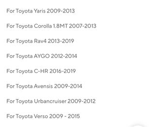 Pomo palanca cambios toyota 6 vel