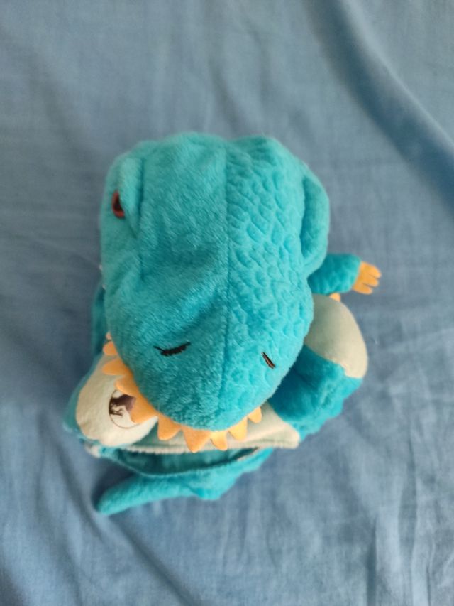 Peluche marioneta de dinosaurio Jurassic
