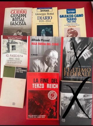 Libri vari resistenza/fascismo/guerra mondiale