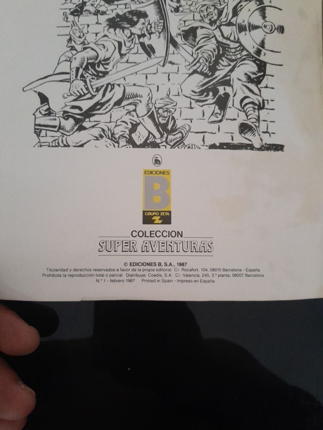 Cómic el capitán trueno número 1